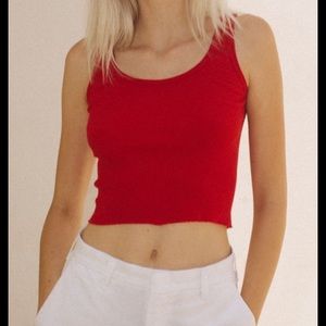 Brandy Melville red Sheena top❤️
